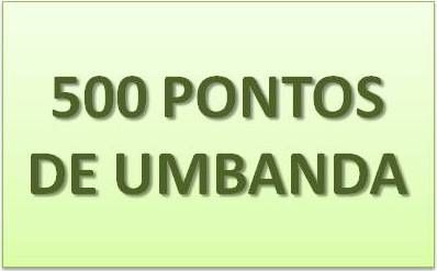 500 pontos de umbanda